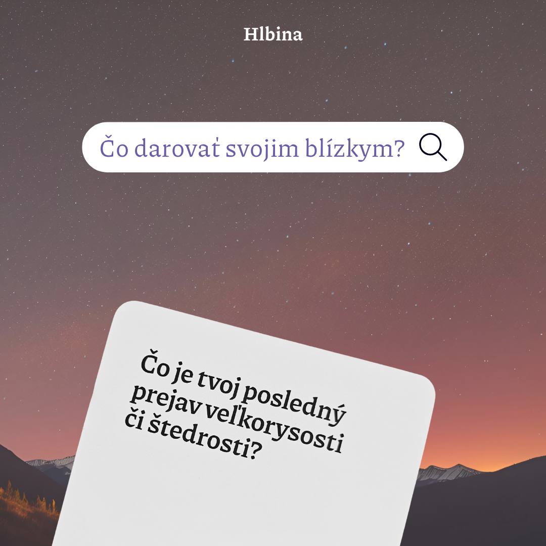 Čo darovať svojim blízkym?